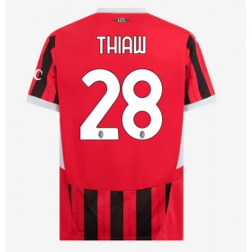 AC Milan Malick Thiaw #28 Hjemme skjorte 2024-25 Kortermet